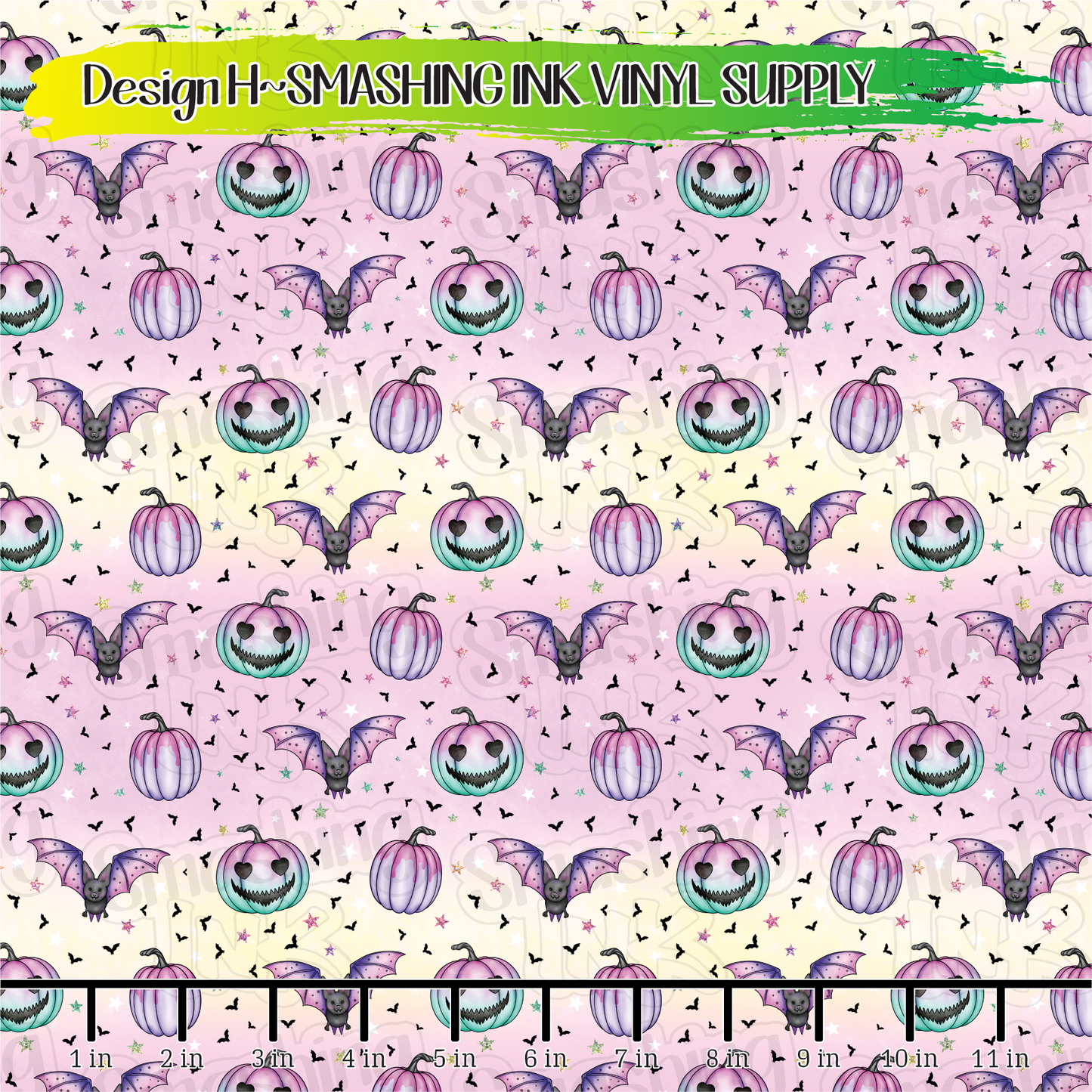 Pastel Halloween ★ Printed Vinyl Sheets | Faux Leather | Laser Safe