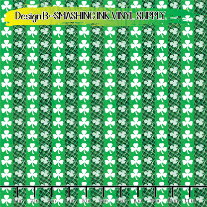 St. Patrick's Day Patterns ★ Pattern Vinyl | Faux Leather | Sublimation (TAT 3 BUS DAYS)