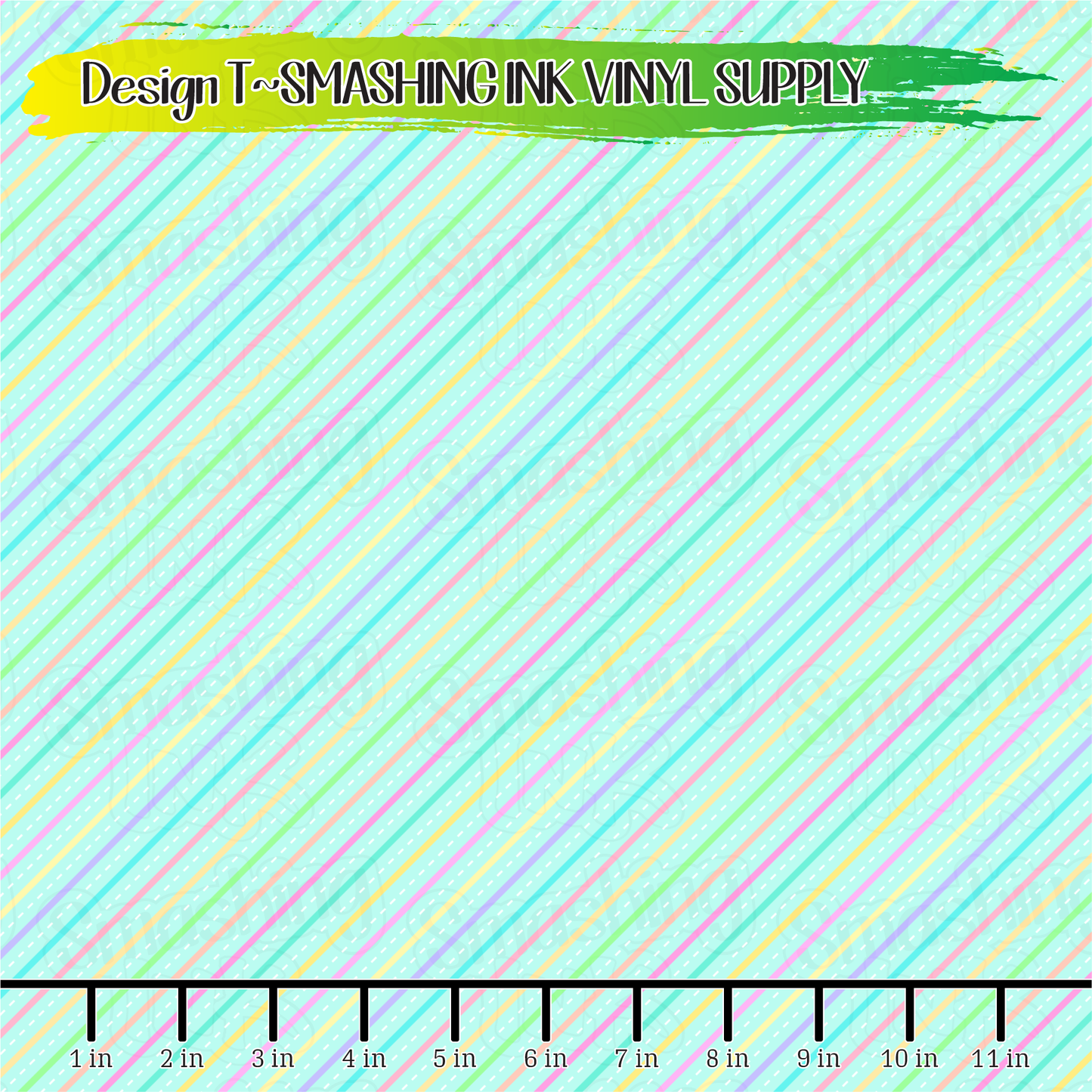 Pastel Lines ★ Printed Vinyl Sheets | Faux Leather | Laser Safe