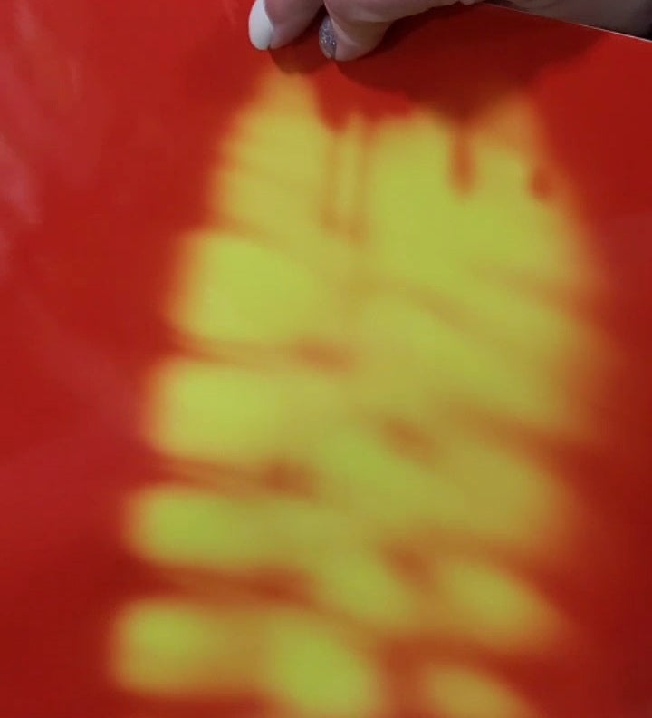 Red to Yellow - (Hot) Color Changing Vinyl