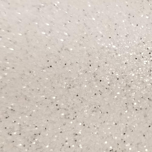 White - Glitter Flake Htv Gf