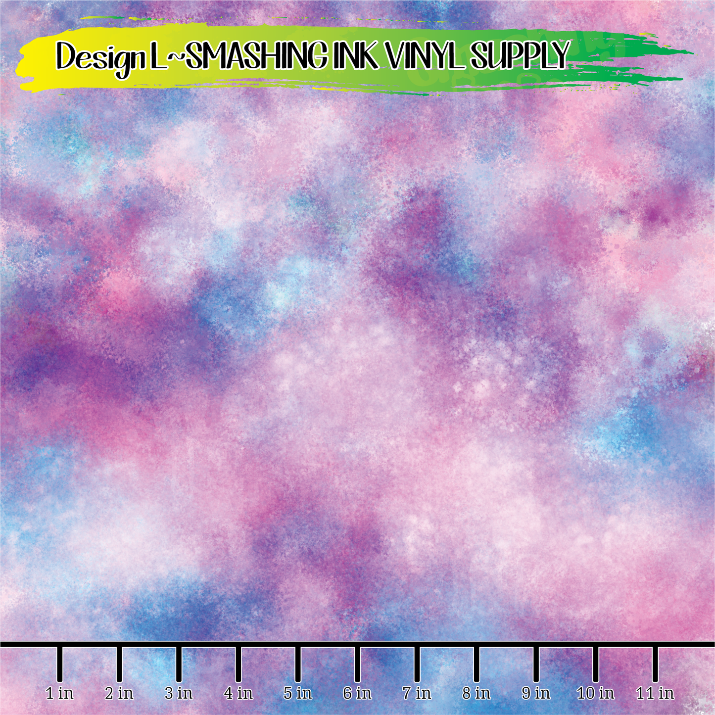 Purple Blue Watercolor ★ Printed Vinyl Sheets | Faux Leather | Laser Safe