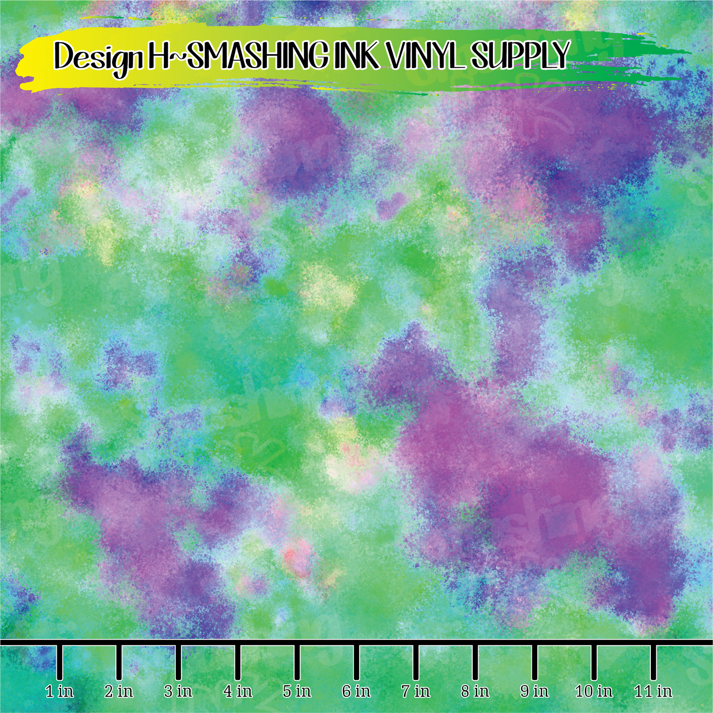 Colorful Watercolor ★ Printed Vinyl Sheets | Faux Leather | Laser Safe