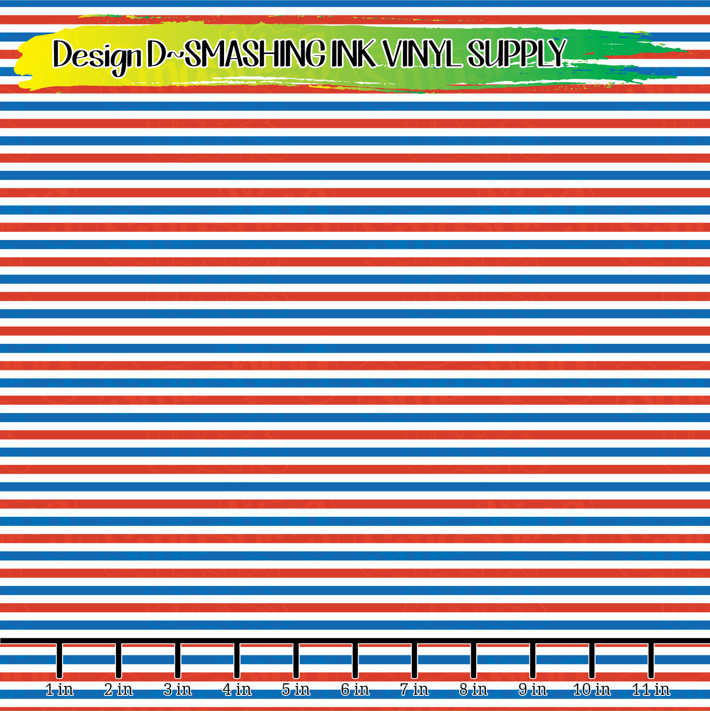 Red White Blue Stripes ★ Printed Vinyl Sheets | Faux Leather | Laser Safe