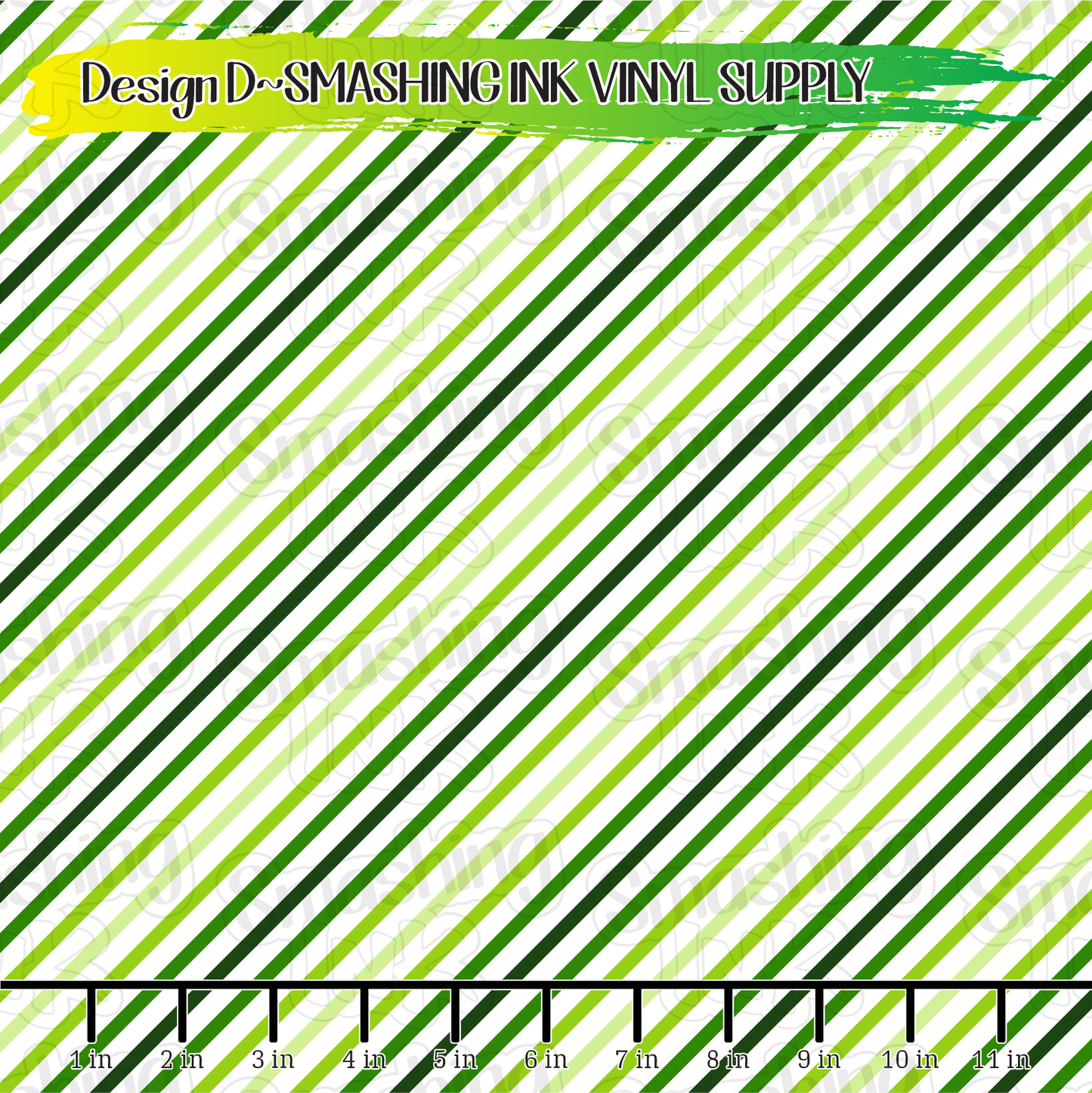 St. Patrick's Stripes ★ Printed Vinyl Sheets | Faux Leather | Laser Safe