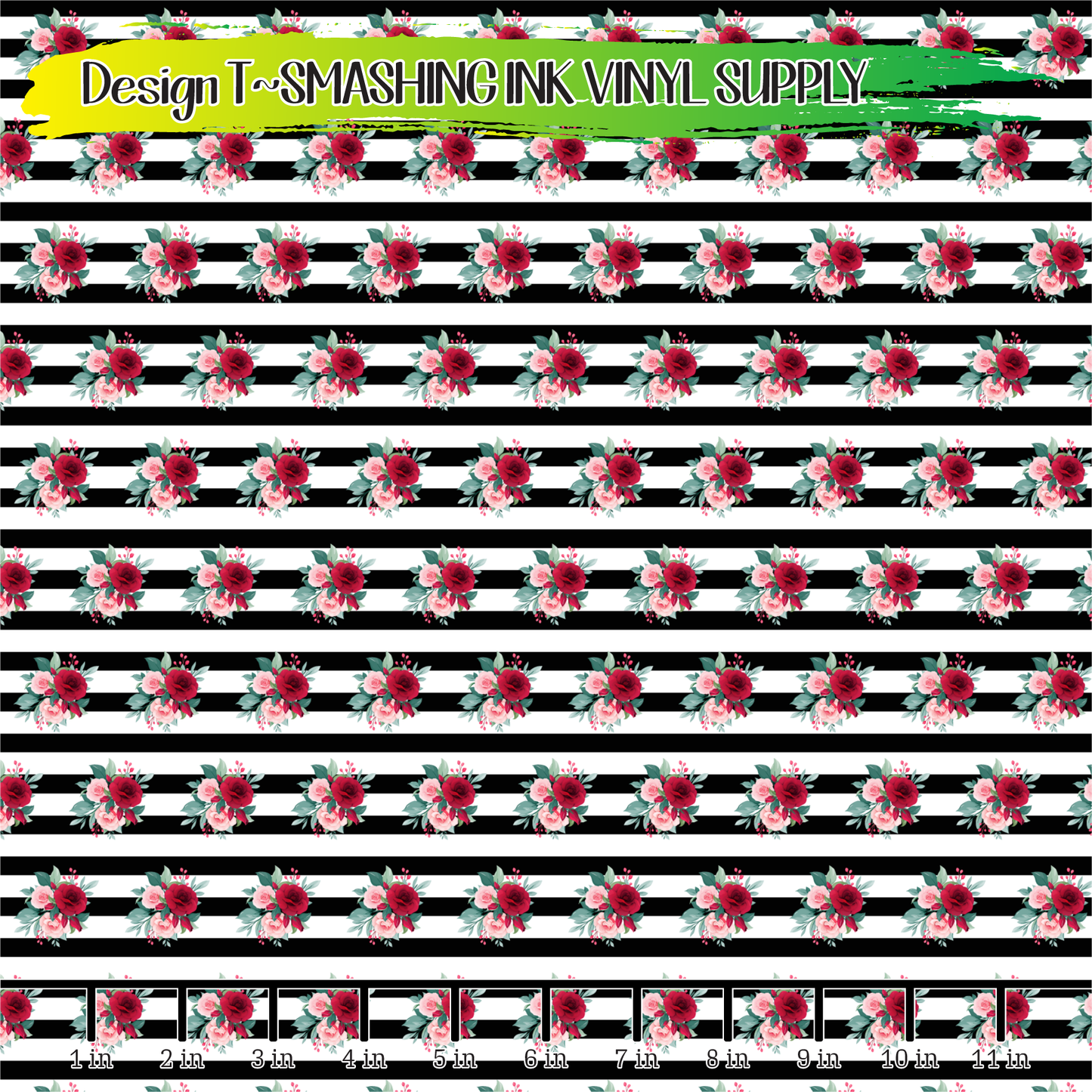 Valentine Stripes ★ Printed Vinyl Sheets | Faux Leather | Laser Safe