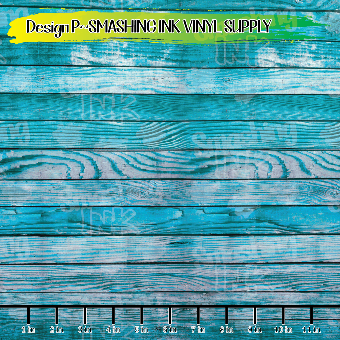 Blue Wood ★ Printed Vinyl Sheets | Faux Leather | Laser Safe