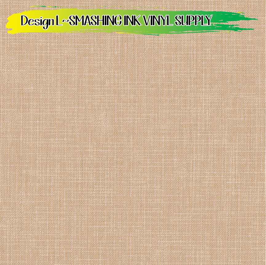 Burlap Texture ★ Printed Vinyl Sheets | Faux Leather | Laser Safe