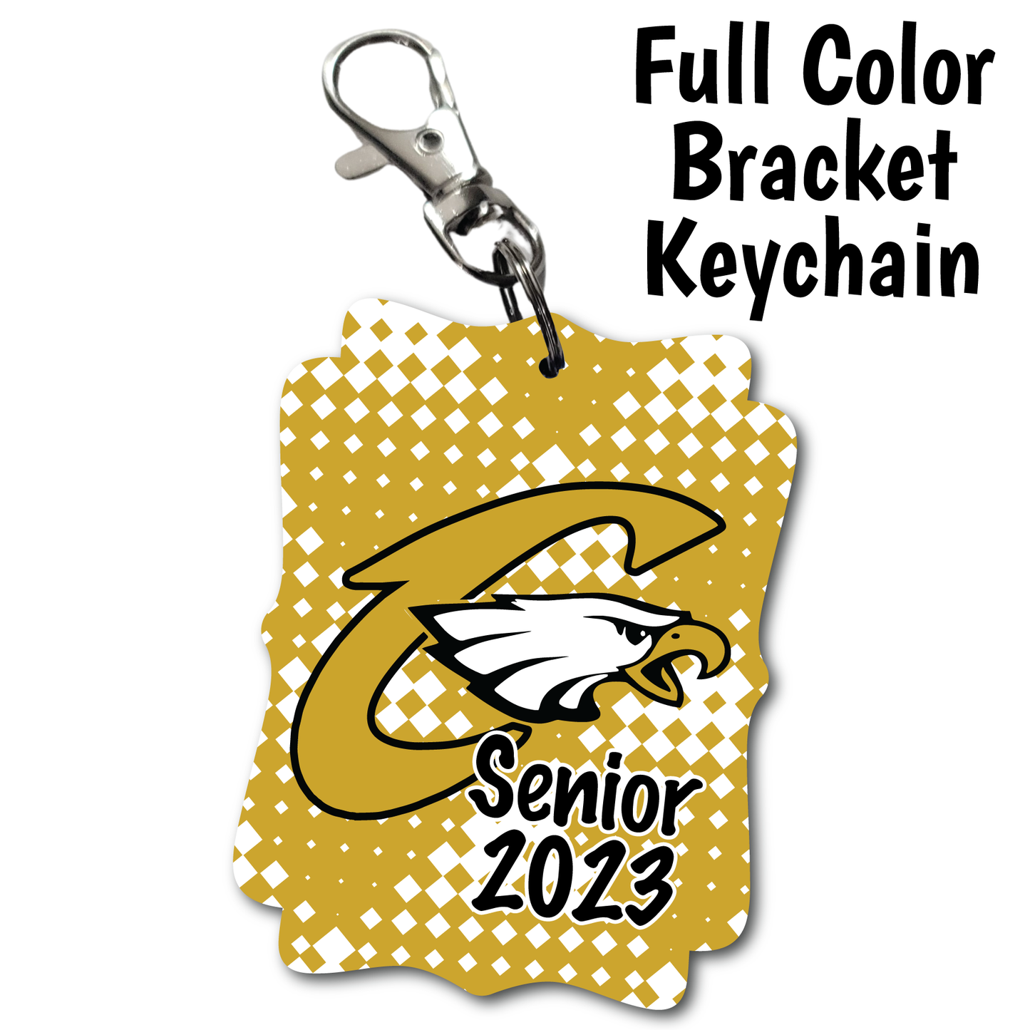 Custom Senior School Logo (Any School) - Full Color Keychains