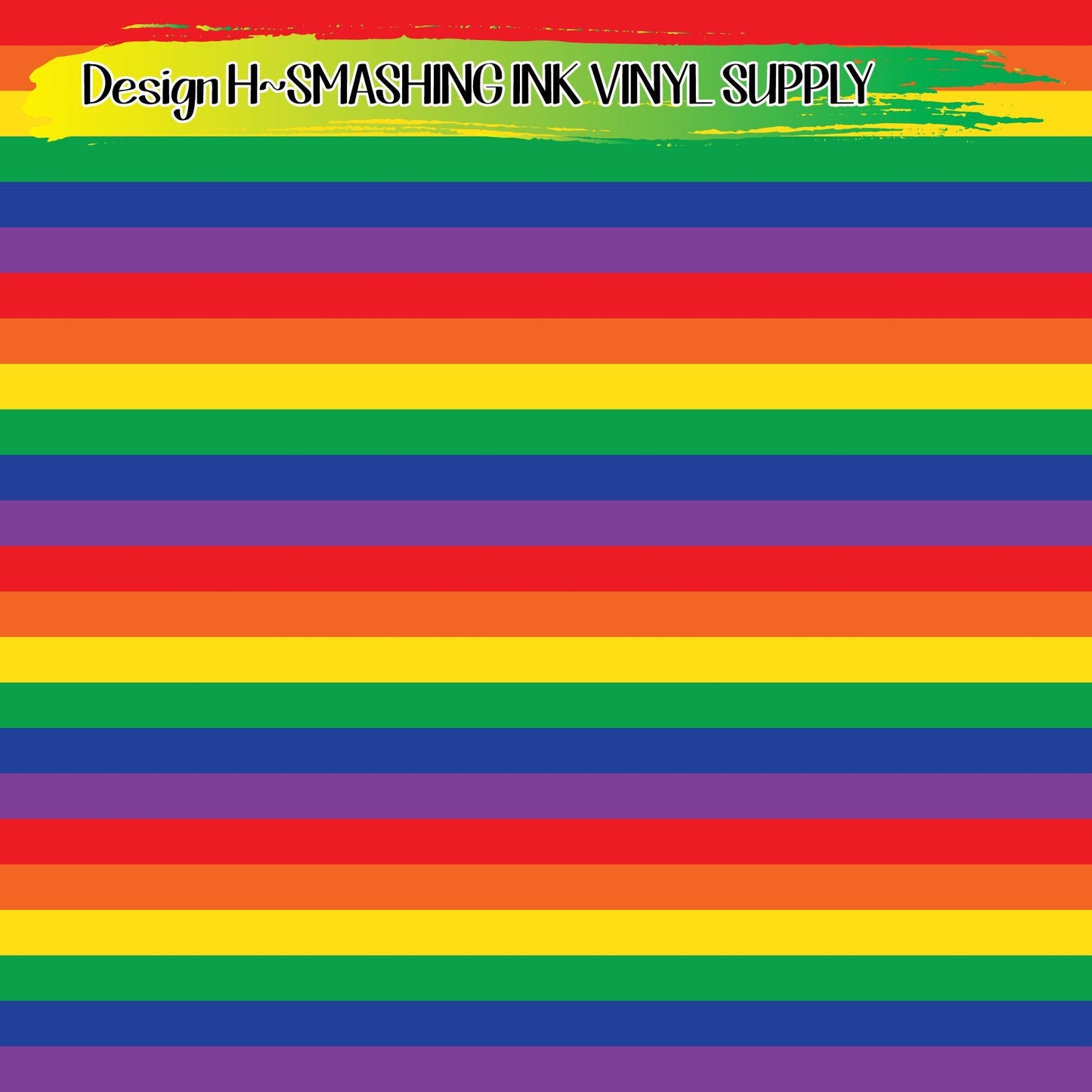 Rainbow Print Striped ★ Printed Vinyl Sheets | Faux Leather | Laser Safe