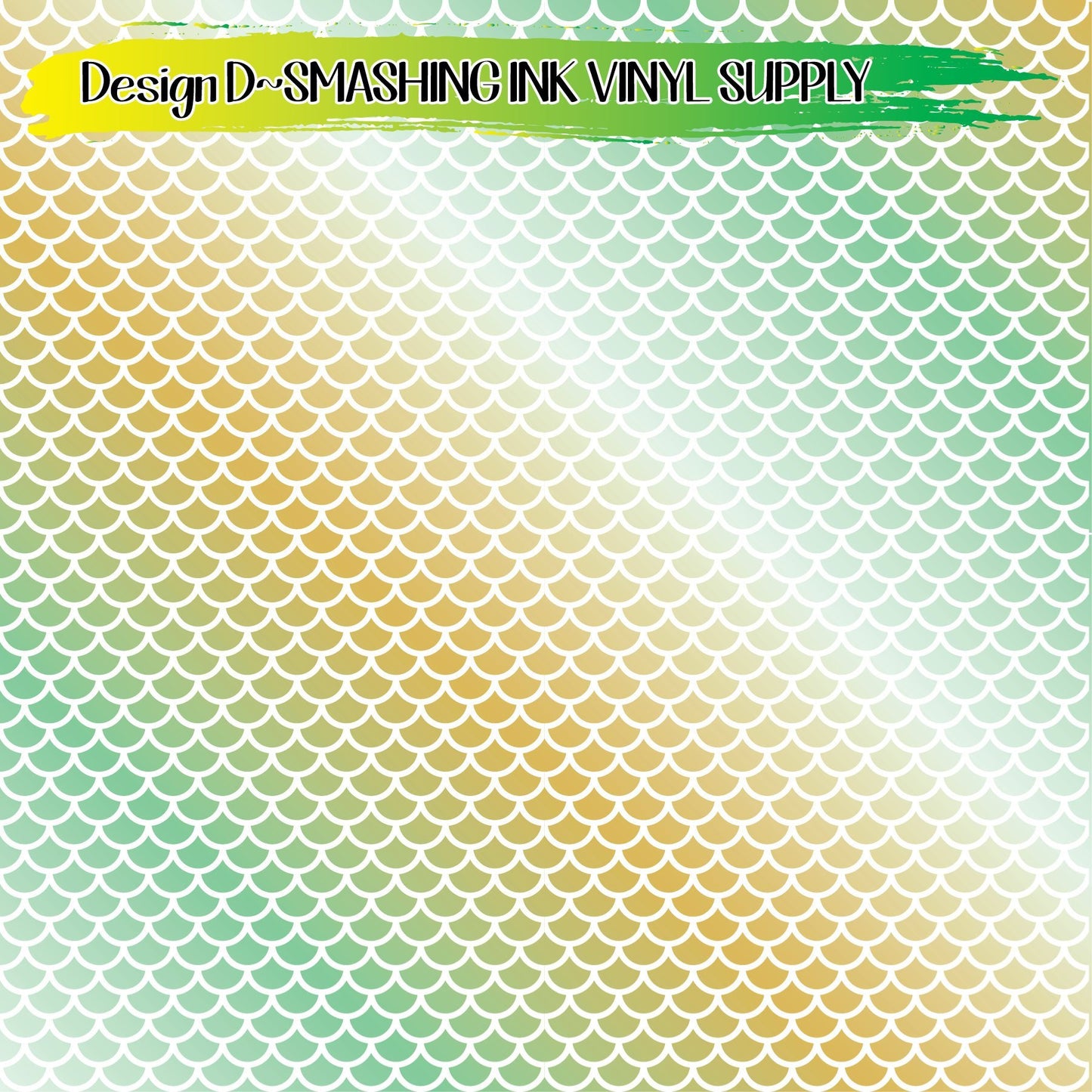 Pastel Mermaid Scale ★ Printed Vinyl Sheets | Faux Leather | Laser Safe