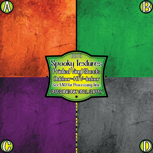 Halloween Texture ★ Pattern Vinyl | Faux Leather | Sublimation (TAT 3 BUS DAYS)