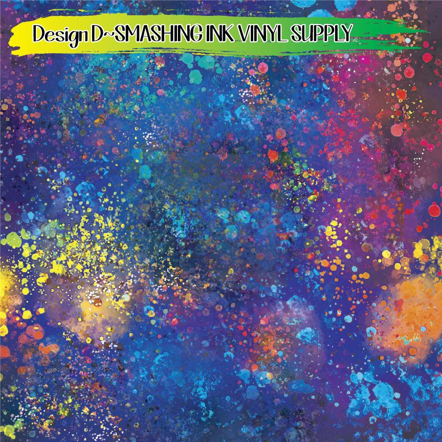 Grunge Paint Splatter ★ Printed Vinyl Sheets | Faux Leather | Laser Safe