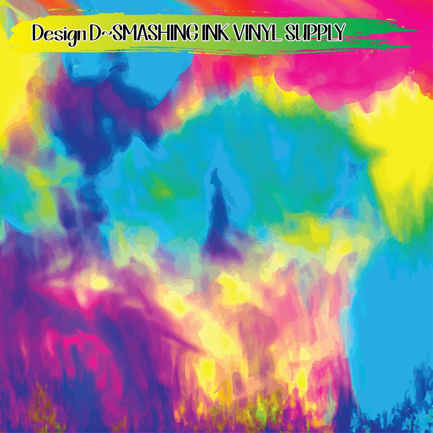 Abstract Rainbow Printed Vinyl Sheets | Faux Leather | Laser Safe