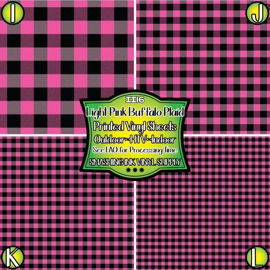Light Pink Buffalo Plaid ☆ Pattern Vinyl | Faux Leather | Sublimation – Smashing Ink Vinyl light-pink-buffalo-plaid-pattern-vinyl-faux-leather-sublimation-smashing-ink-vinyl