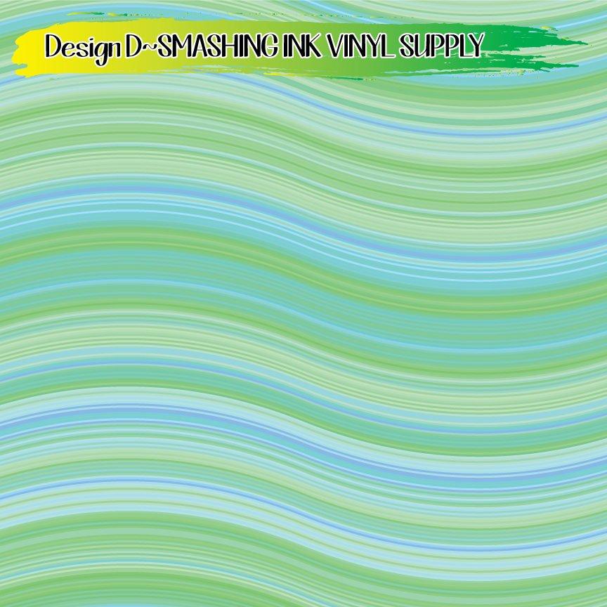 Swirl Stripes ★ Printed Vinyl Sheets | Faux Leather | Laser Safe