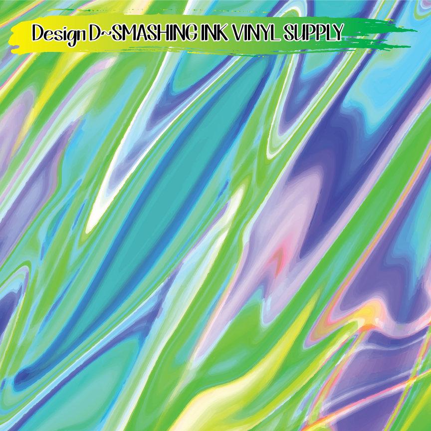 Colorful Swirl ★ Printed Vinyl Sheets | Faux Leather | Laser Safe