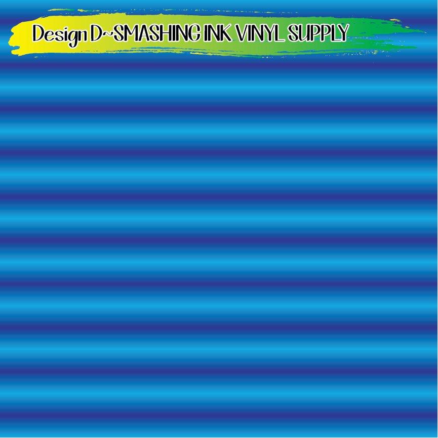 Blue Ombre ★ Printed Vinyl Sheets | Faux Leather | Laser Safe