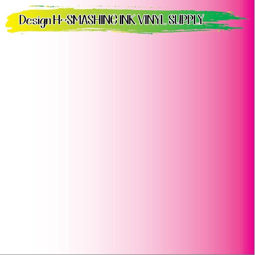 Pink Ombre ★ Printed Vinyl Sheets | Faux Leather | Laser Safe