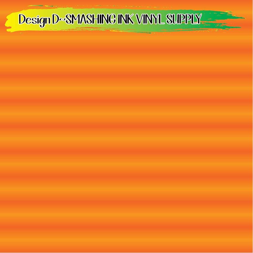 Orange Ombre Print ★ Printed Vinyl Sheets | Faux Leather | Laser Safe