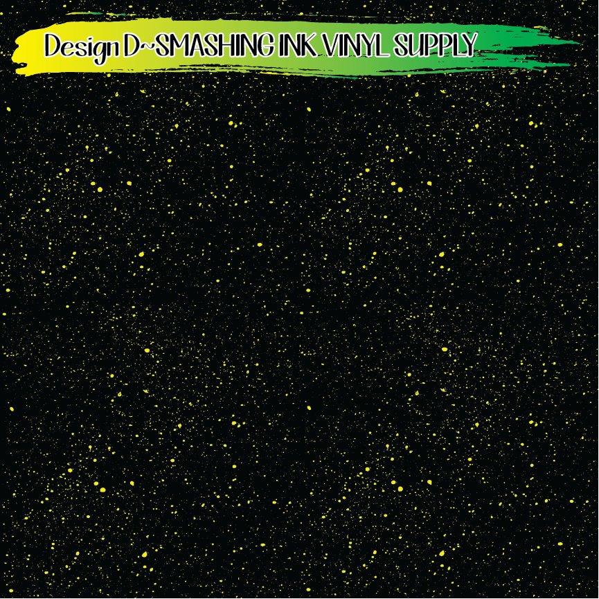 Ink Splatter ★ Printed Vinyl Sheets | Faux Leather | Laser Safe