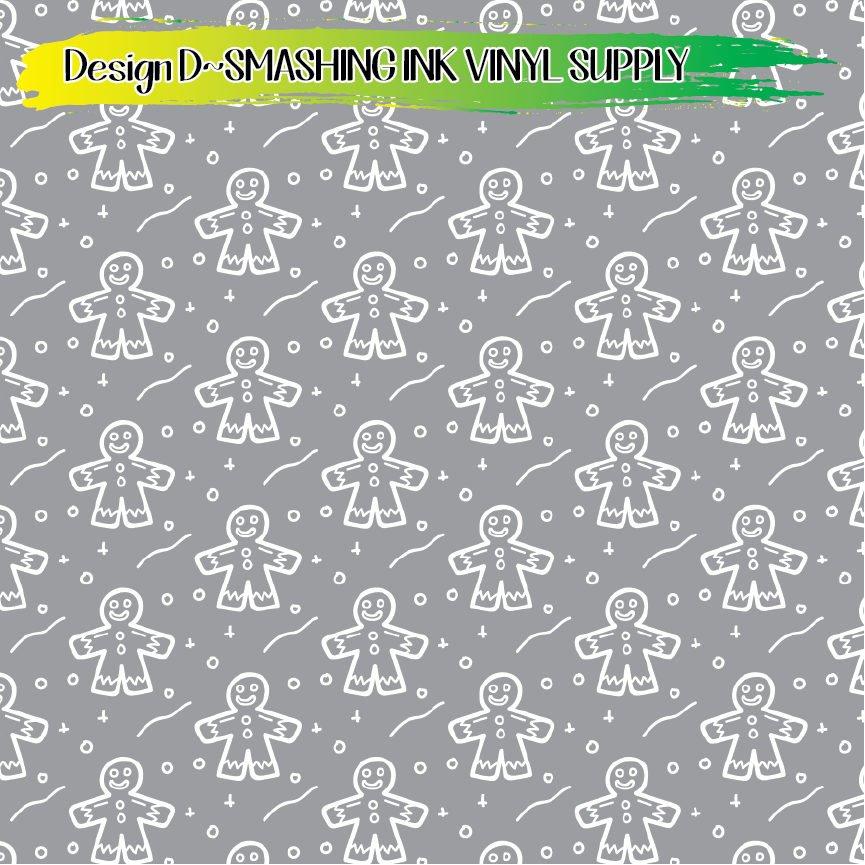 Gingerbread Man ★ Printed Vinyl Sheets | Faux Leather | Laser Safe