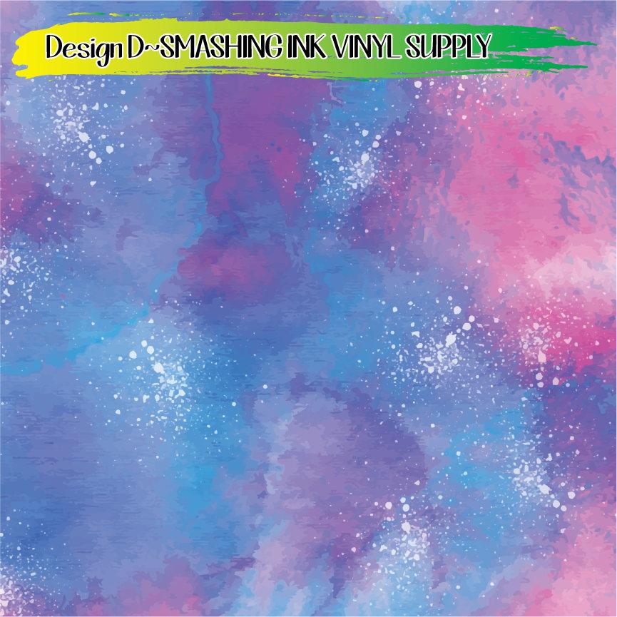 Colorful Watercolor ★ Printed Vinyl Sheets | Faux Leather | Laser Safe