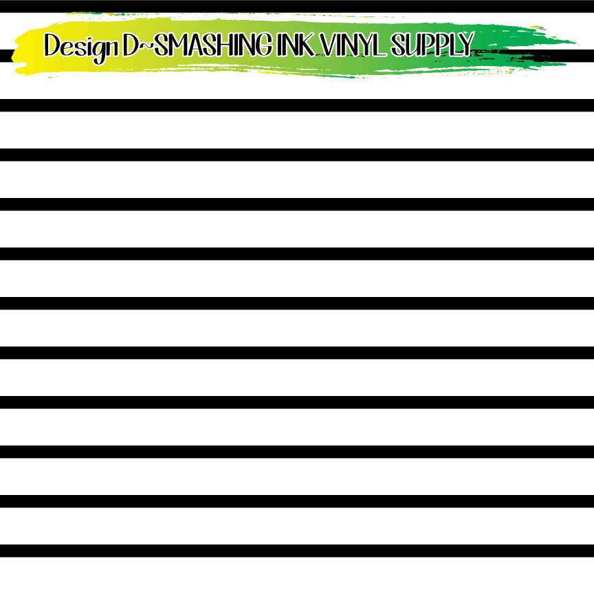 Black White Striped ★ Printed Vinyl Sheets | Faux Leather | Laser Safe