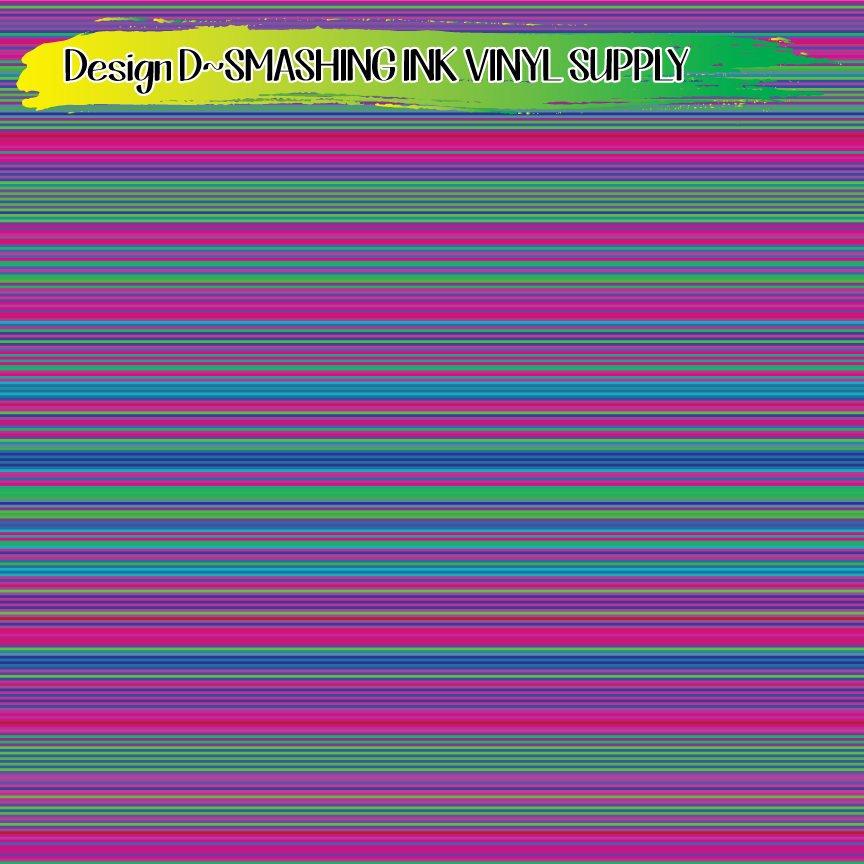 Serape Striped ★ Printed Vinyl Sheets | Faux Leather | Laser Safe