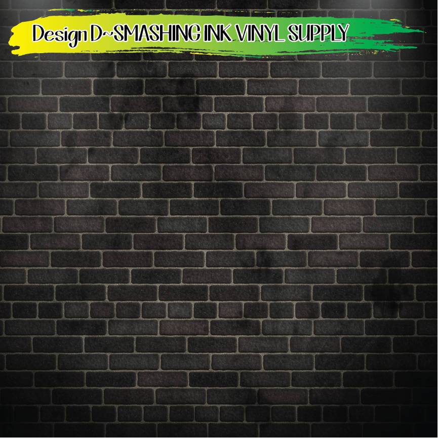 Brick Wall Pattern ★ Printed Vinyl Sheets | Faux Leather | Laser Safe