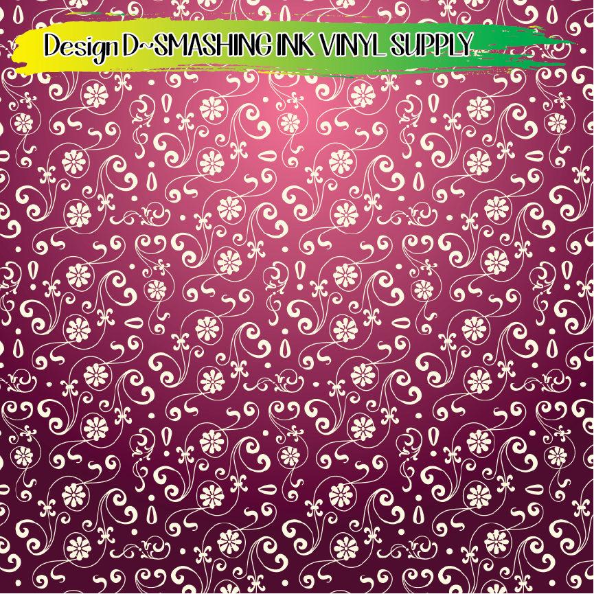 Elegant Swirl ★ Printed Vinyl Sheets | Faux Leather | Laser Safe