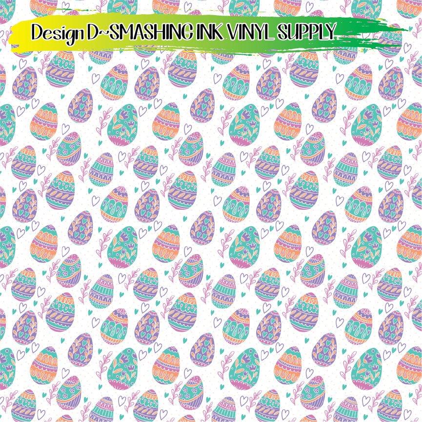 Decorative Easter Egg ★ Printed Vinyl Sheets | Faux Leather | Laser Safe