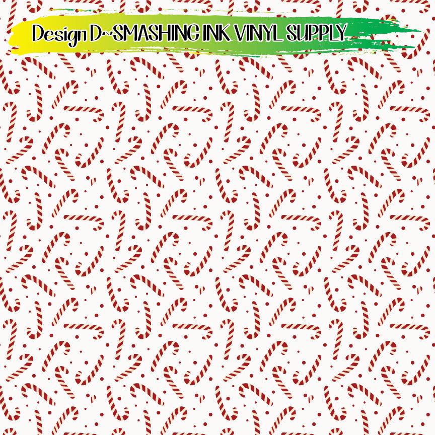 Red Holiday ★ Printed Vinyl Sheets | Faux Leather | Laser Safe