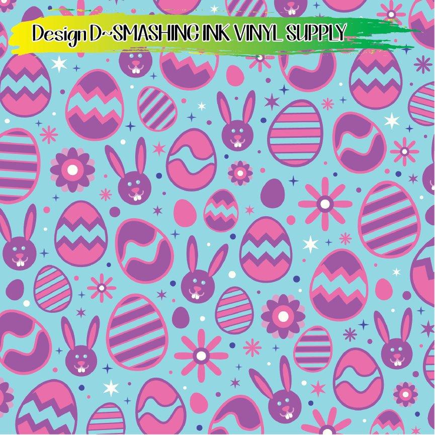 Easter Pattern ★ Printed Vinyl Sheets | Faux Leather | Laser Safe