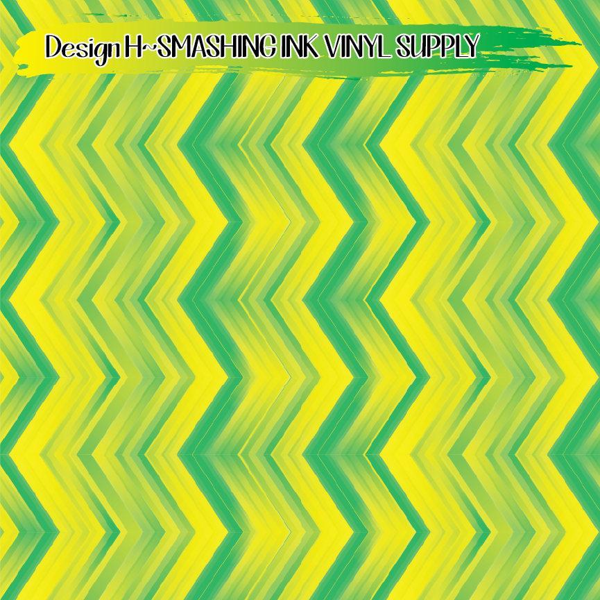 Zigzag Abstract ★ Printed Vinyl Sheets | Faux Leather | Laser Safe