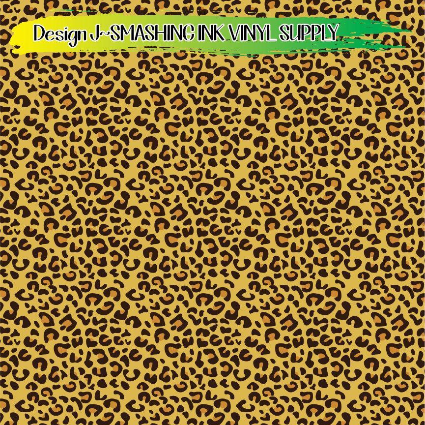 Cheetah Spots ★ Pattern Vinyl | Faux Leather | Sublimation (TAT 3 BUS DAYS)