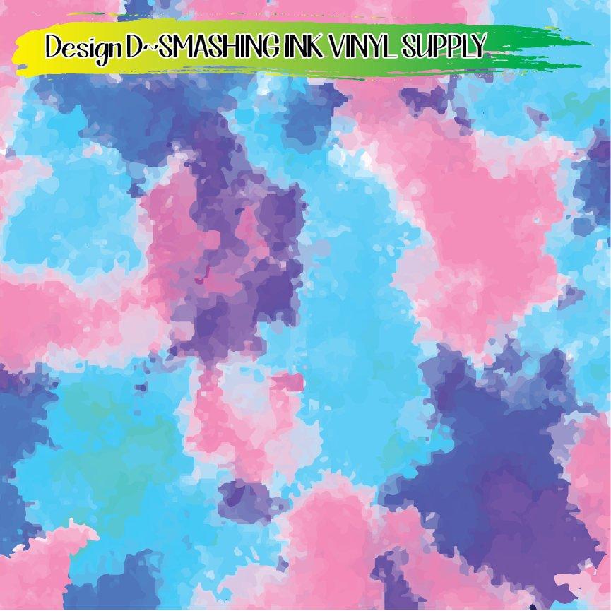 Colorful Splatters ★ Printed Vinyl Sheets | Faux Leather | Laser Safe