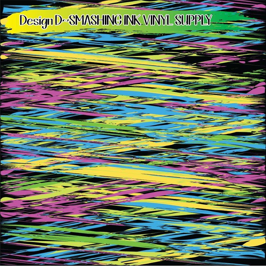 Artistic Line Print ★ Printed Vinyl Sheets | Faux Leather | Laser Safe