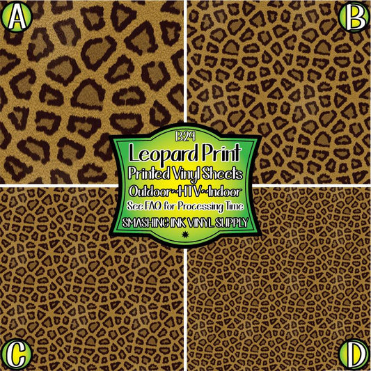 Leopard Print ★ Laser Safe Adhesive Film (TAT 3 BUS DAYS)