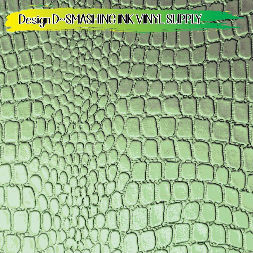 Metallic Snakeskin ★ Printed Vinyl Sheets | Faux Leather | Laser Safe