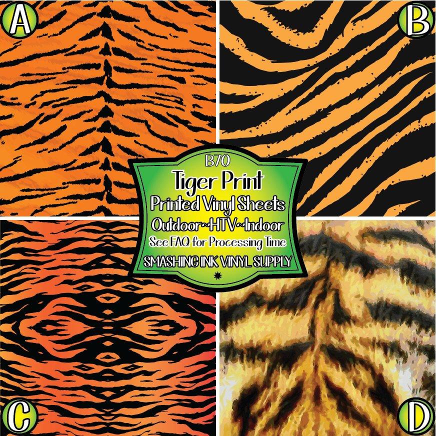 Tiger Stripes Print ☆ Pattern Vinyl | Faux Leather | Sublimation (TAT – Smashing Ink Vinyl tiger-stripes-print-pattern-vinyl-faux-leather-sublimation-tat-smashing-ink-vinyl