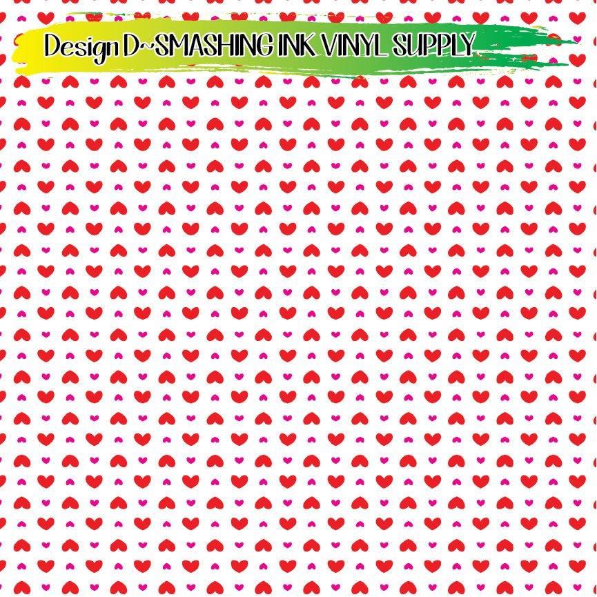 Heart Pattern ★ Printed Vinyl Sheets | Faux Leather | Laser Safe