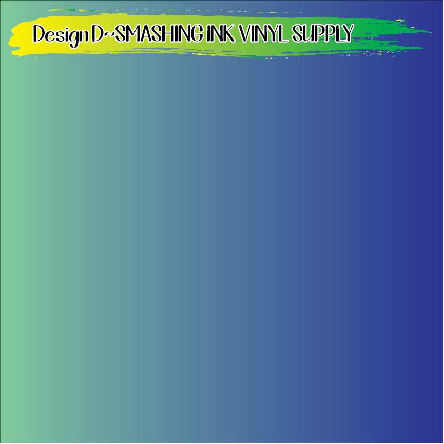 Blue Ombre ★ Printed Vinyl Sheets | Faux Leather | Laser Safe