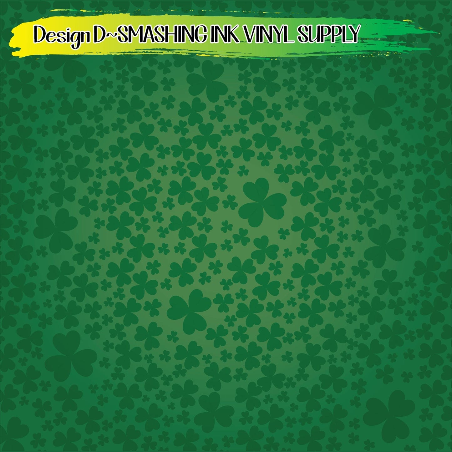 Shamrock Pattern ★ Printed Vinyl Sheets | Faux Leather | Laser Safe