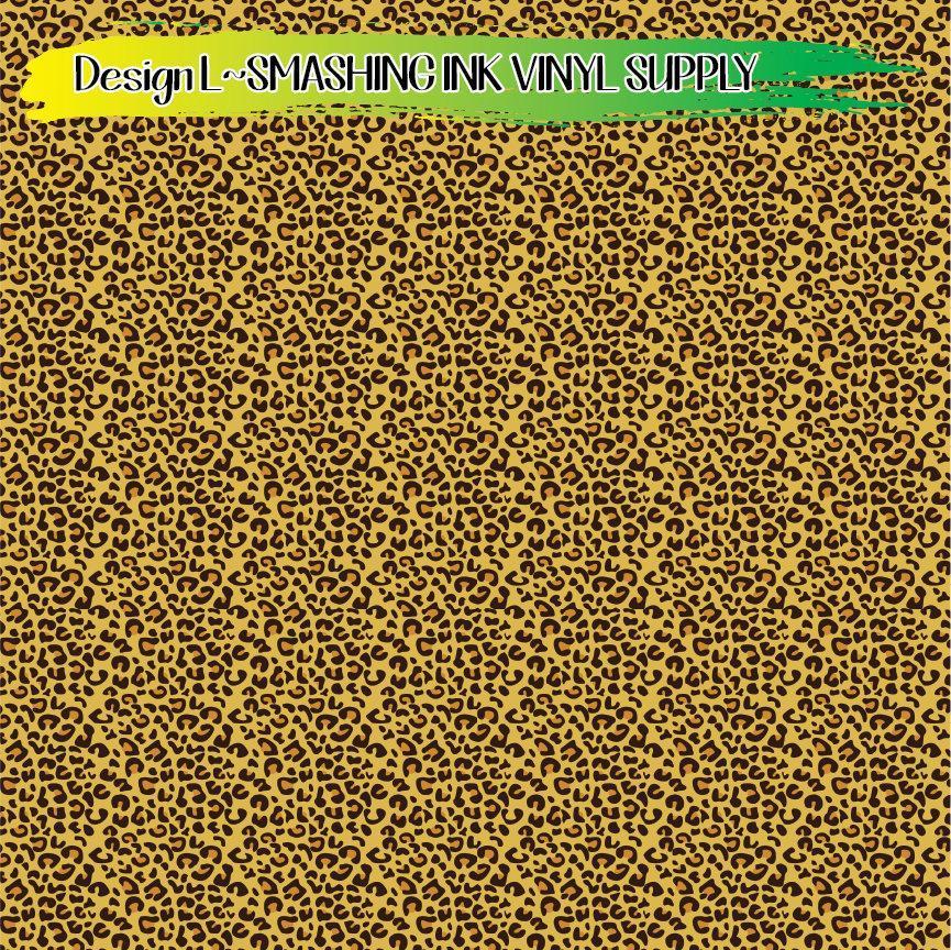 Cheetah Spots ★ Printed Vinyl Sheets | Faux Leather | Laser Safe