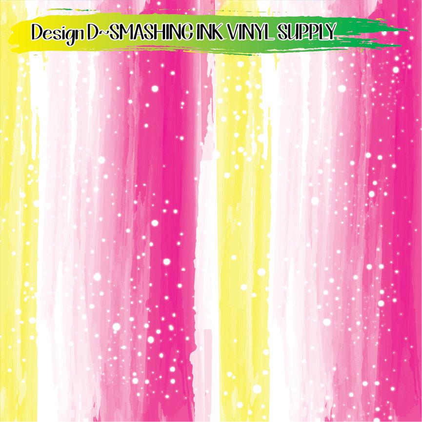 Watercolor Stripes ★ Printed Vinyl Sheets | Faux Leather | Laser Safe