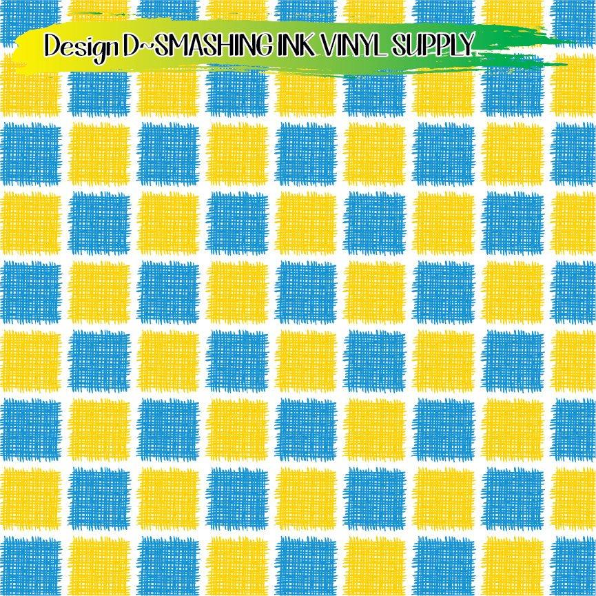 Textured Squares ★ Printed Vinyl Sheets | Faux Leather | Laser Safe