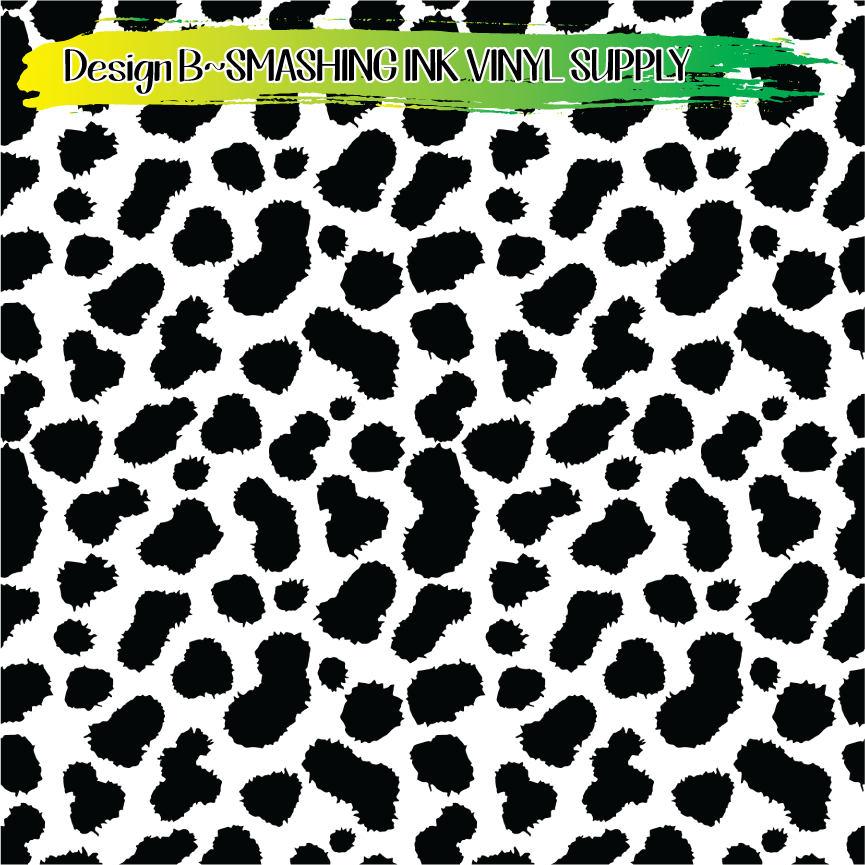 Cow Print Pattern ★ Printed Sheets | Faux Leather | Laser Safe