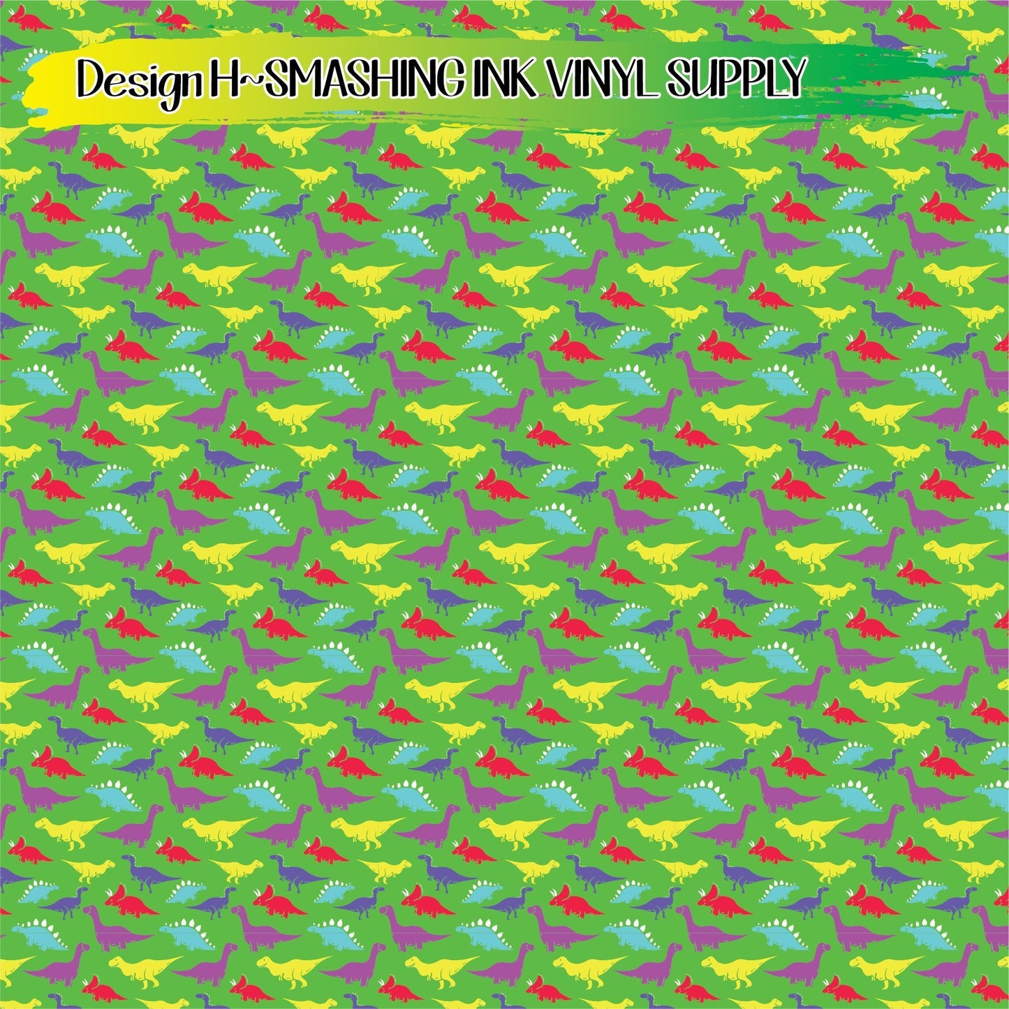 Small Scale Dinosaur ★ Printed Vinyl Sheets | Faux Leather | Laser Safe