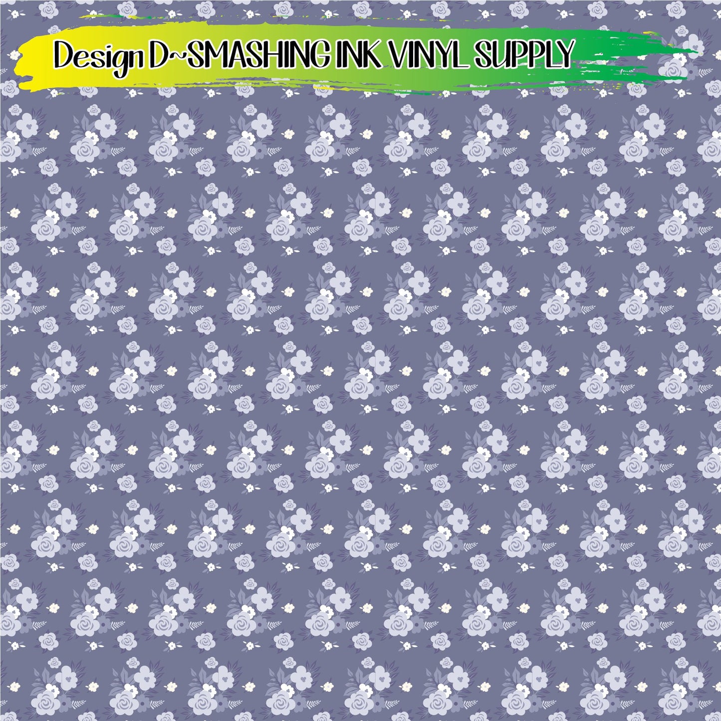 Floral Pastel Pattern ★ Printed Vinyl Sheets | Faux Leather | Laser Safe